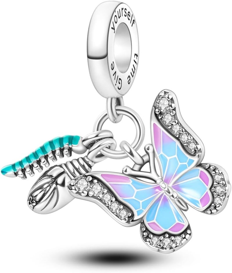 Hapour Store 925 Sterling Silver Charms for Bracelets Necklace European Jewelry Pendant Beads Charm for Women Mom - Image 1